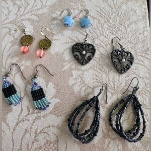 Fishhook earring collection